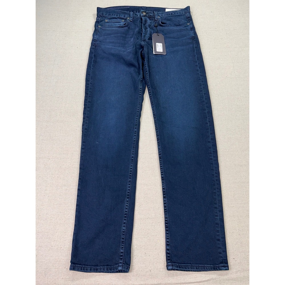 Rag & Bone Men's 33 Fit 2 Slim Bayview Japanese Kaihara Denim Jeans Blue NWTs